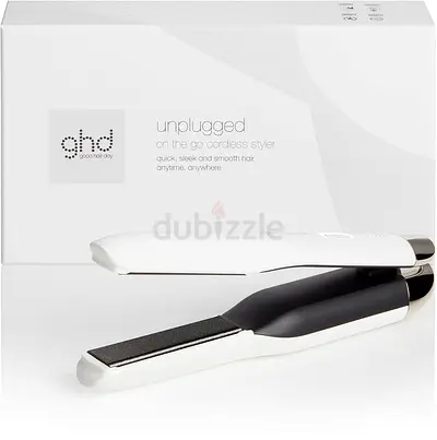 ghd Unplugged Styler Cordless Flat Iron Hair Straightener, Professional Travel Straightening Iron wi