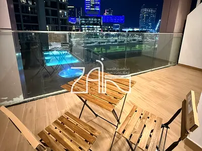 3 Payment|Vacant| Furnished 1BR+Balcony|Pool View