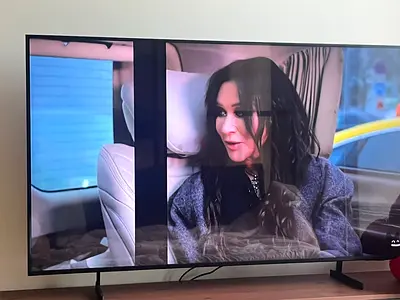 55-inch LED Smart TV with minor screen issue - works otherwise