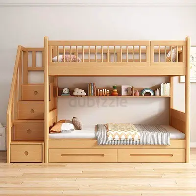 Bunk Bed with Storage Stairs and Drawers