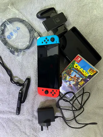 Nintendo Switch OLED Bundle – Used only Twice