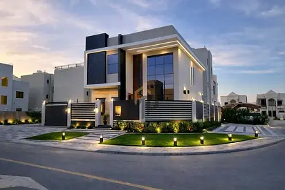 شامل رسوم التسجيل ✨ فيلا فاخرة للبيع في الحليو 2 – تصميم عصري وتشطيب راقٍ، مساحة 3014 قدم، طابقين، 4 غرف ماستر، مجلس وصالتين ومطبخ مودرن بموقع مميز قر