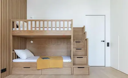 Bunk Bed with Storage Stairs
