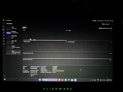 Alienware gaming laptop - NVIDIA GTX 1060 6 gb (Windows 11) - Good condition