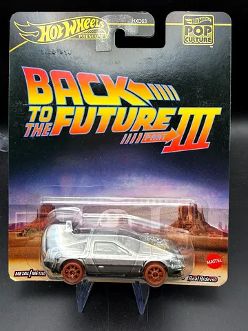 Hot Wheels Premium Pop Culture Back to the Future Part III DeLorean (Sealed)