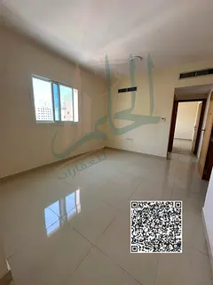 For annual rent: One bedroom, living room, bathroom, and balcony in Al Nuaimiya 2, behind Kuwait Str