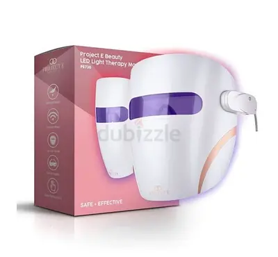 Project E Breuty LED Light Therapy Face Mask for Skincare (At-Home PDT) - White