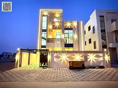 Luxury G+2 villa for sale in Al Helio 2, Ajman. Price includes registration and ownership fees and a