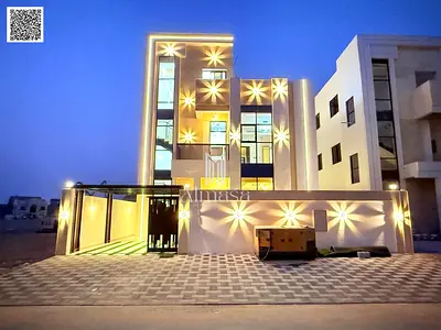 Luxury G+2 villa for sale in Al Helio 2, Ajman. Price includes registration and ownership fees and