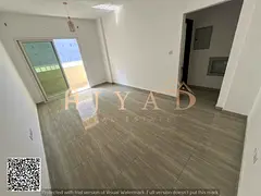 Annual 1BR hall in Rumaila 1 Ajman on Corniche directly 2 baths master room balcony payment in 4 or