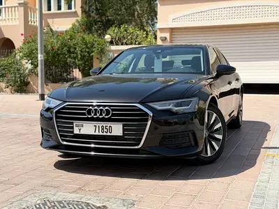 Audi A6 40 TFSI Quattro Black 2023 GCC Specs In Excellent Condition
