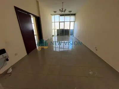 Three bedrooms and a living room in Al Majaz 3 with a sea view and a master maid's room at a special price