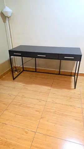 Eichholtz Manhattan Minimalist Charcoal Study Desk