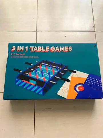 Tabletop Multi-Game Set (Air Hockey / Foosball / Curling) - New in Box