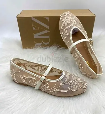 Zara Embroidered  Ladies Shoes