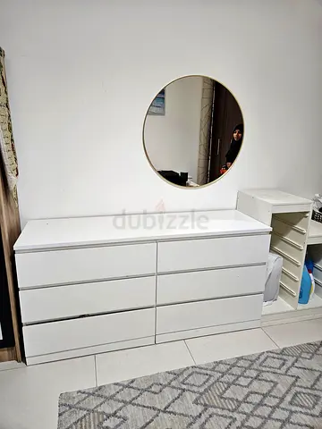 Ikea white chest of Drawers 325