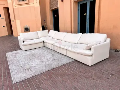 Home Center swin feather filled sofa