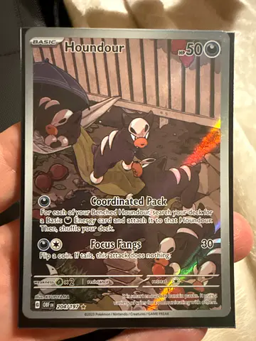 Pokemon cards Houndour
