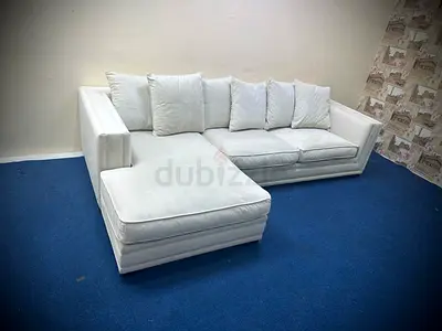 Still brand new the one brand lshape sofa