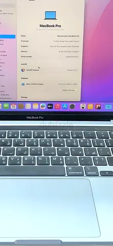 Macbook pro 2020 model