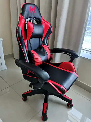 Red  Black Ergonomic Gaming/Office Chair with Lumbar Support