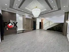 Luxury villa for rent in Al Helio 2, first tenant, 5BR, majlis, living, private pool, rooftop, AED 1