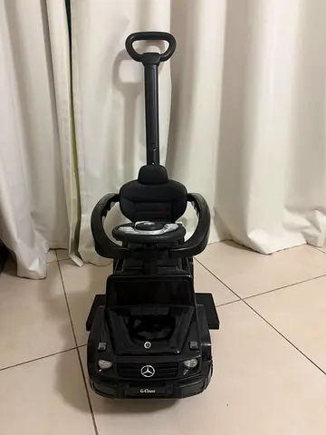 Kids Mercedes Push Ride-On Car with Parent Handle