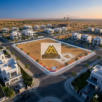 للبيع أرض سكنية في الياسمين عجمان – تصريح G+1 لبناء فيلا أو استثمار