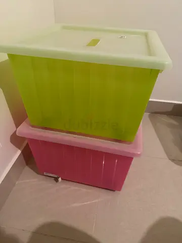 Ikea Plastic Storage Boxes with Lids