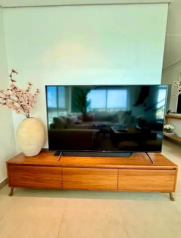 Furniture T.V cabinet / console table walnut wood.