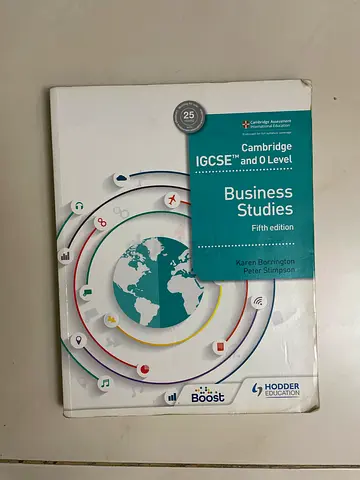 IGCSE Business Textbook for Sale