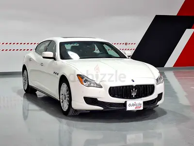 AED 4112/month | 2015 Maserati Quattroporte  | GCC Specs | Ref#466768