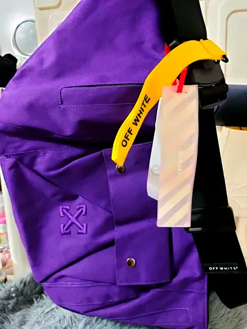 Off-White Purple Crossbody Shoulder Bag with Tag (Like New)