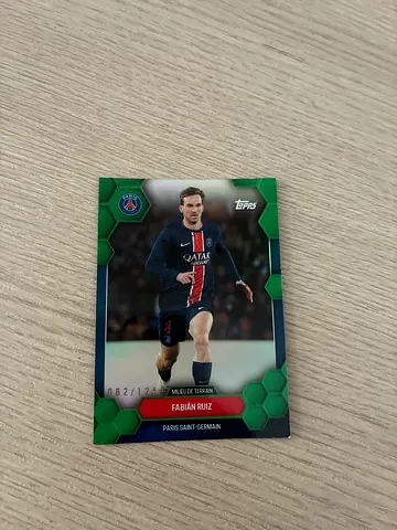 Paris Saint-Germain Football Trading Card - Fabian Ruiz (Topps) 082/125