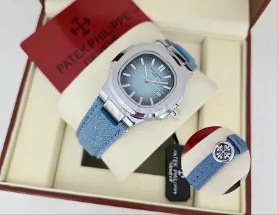 Patek philippe watch with cloth strap