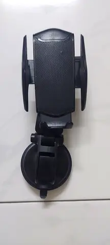 Universal Car Phone Holder with Suction Mount (Adjustable Grip)