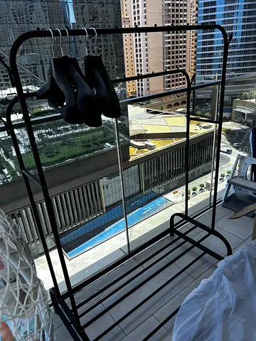 Clothes Hanging rack and storage