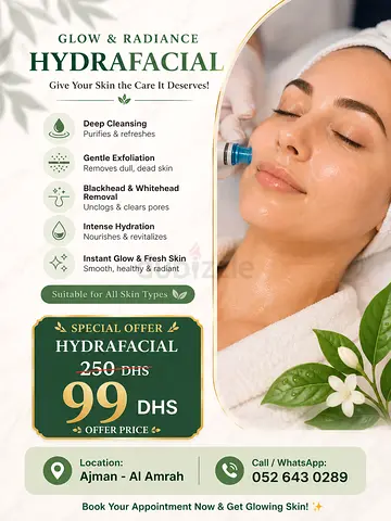 Hydrafacial Treatment Voucher -99 (Ajman Al Amrah)