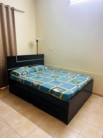 Queen size bed and  Mattress with storage