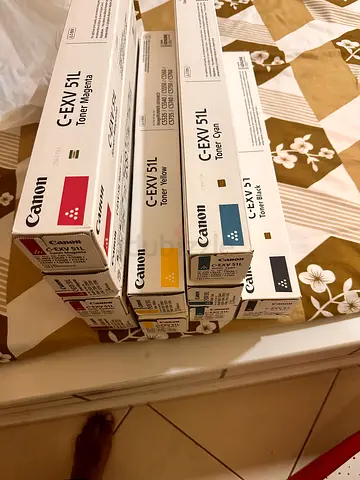 Canon C-EXV51L original Toner Cartridges - Set of 4 (CMYK)