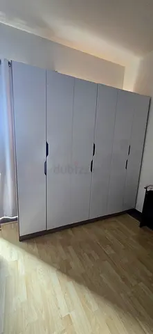 Jamie 6-Door Wardrobe with Drawers/ armoire in good condition