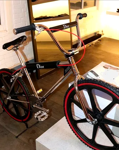 Brand New Christian  Dior-branded bmx-style bicycle