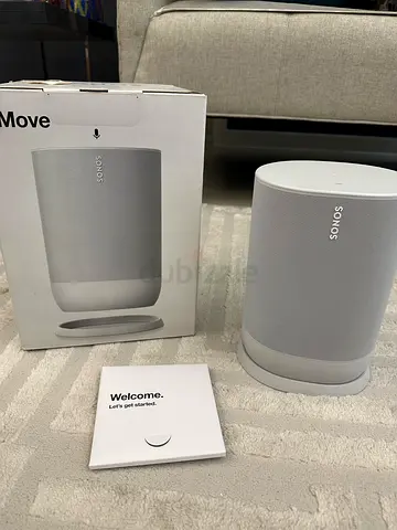 Sonos Move (Gen 1) Portable Smart Speaker - White/Grey