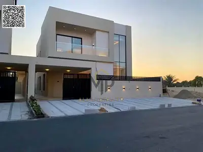 Modern villa with a contemporary design, ready to move in, in one of Ajman's most prestigious areas