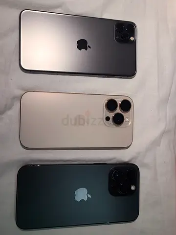 3 iphones 11 pro max /16 pro/14 Pro max (3 colors) - Mint condition, Icloud locked 🔒 serious buyer