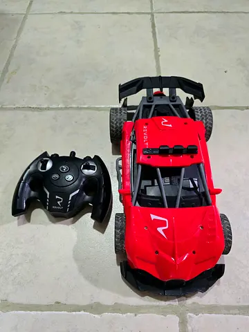 Red Remote Control Off-Road Buggy with Controller