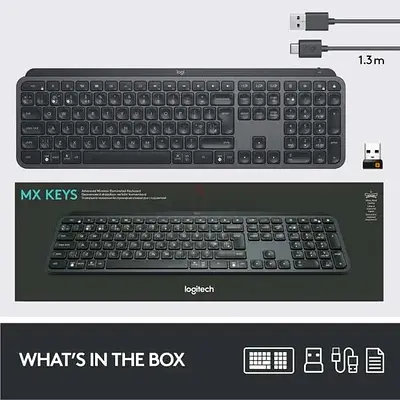 Logitech MX Keys Wireless Keyboard - NEW