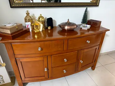 Original oak wood cabinet