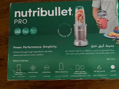 NutriBullet Pro Blender - 900W Personal Blender with Cups (Boxed)