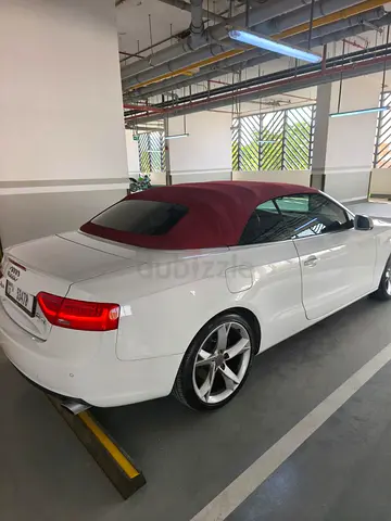 Genuine Audi A5 Convertible for Sale Red- White